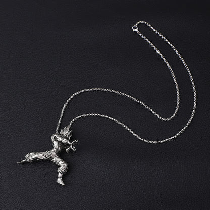 Unisex Anime Character Alloy Necklace