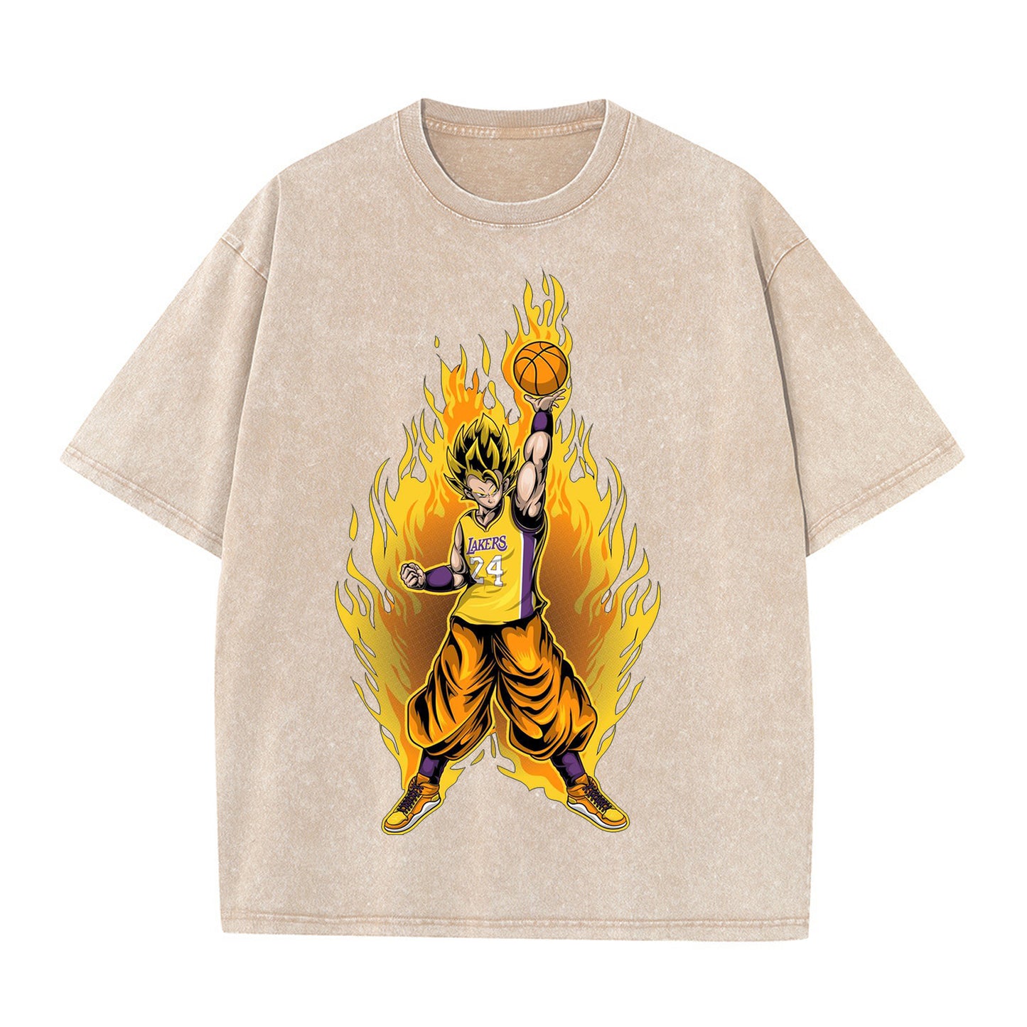 Anime Print Vintage T-Shirt