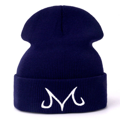 Unisex Anime Letter Logo Embroidered Casual Beanie