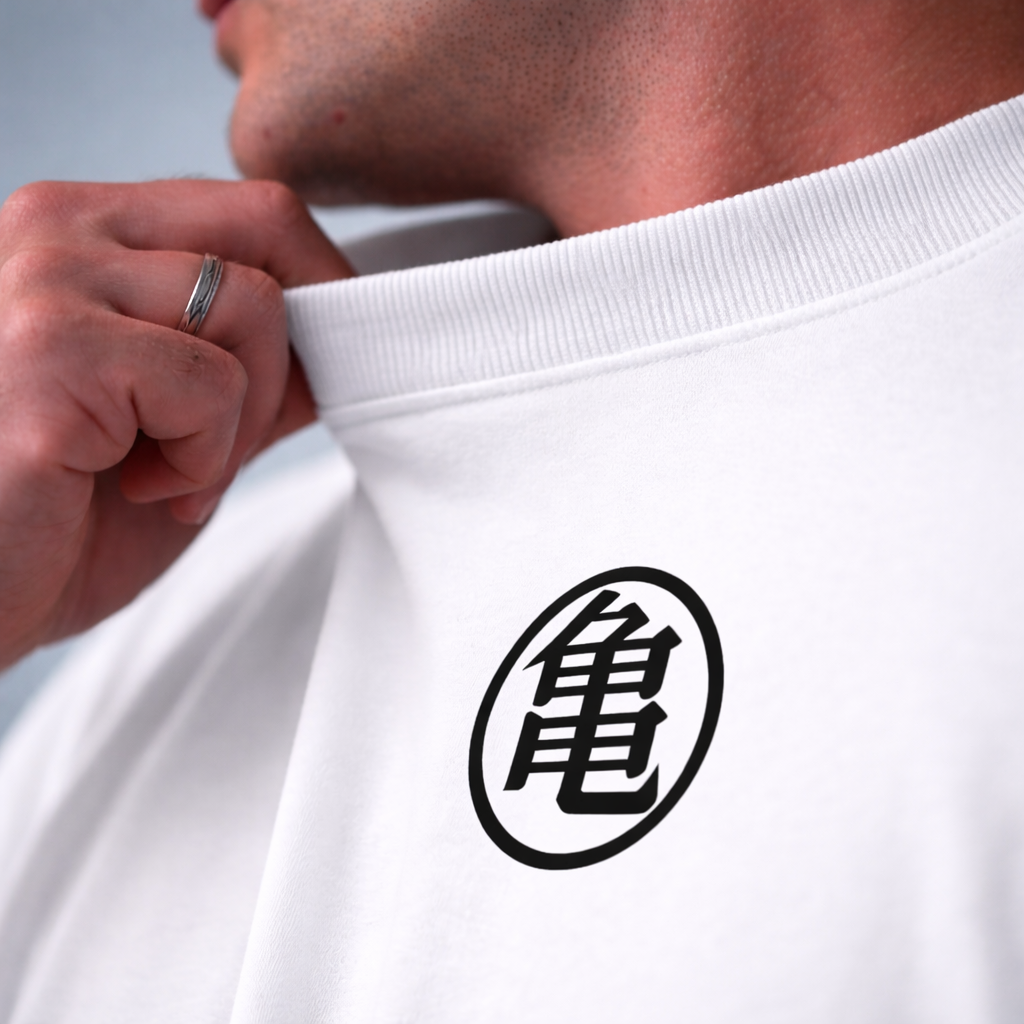 Oversized T-Shirt Oversized Streetwear Vegeta Super Saiyajin 4 Black