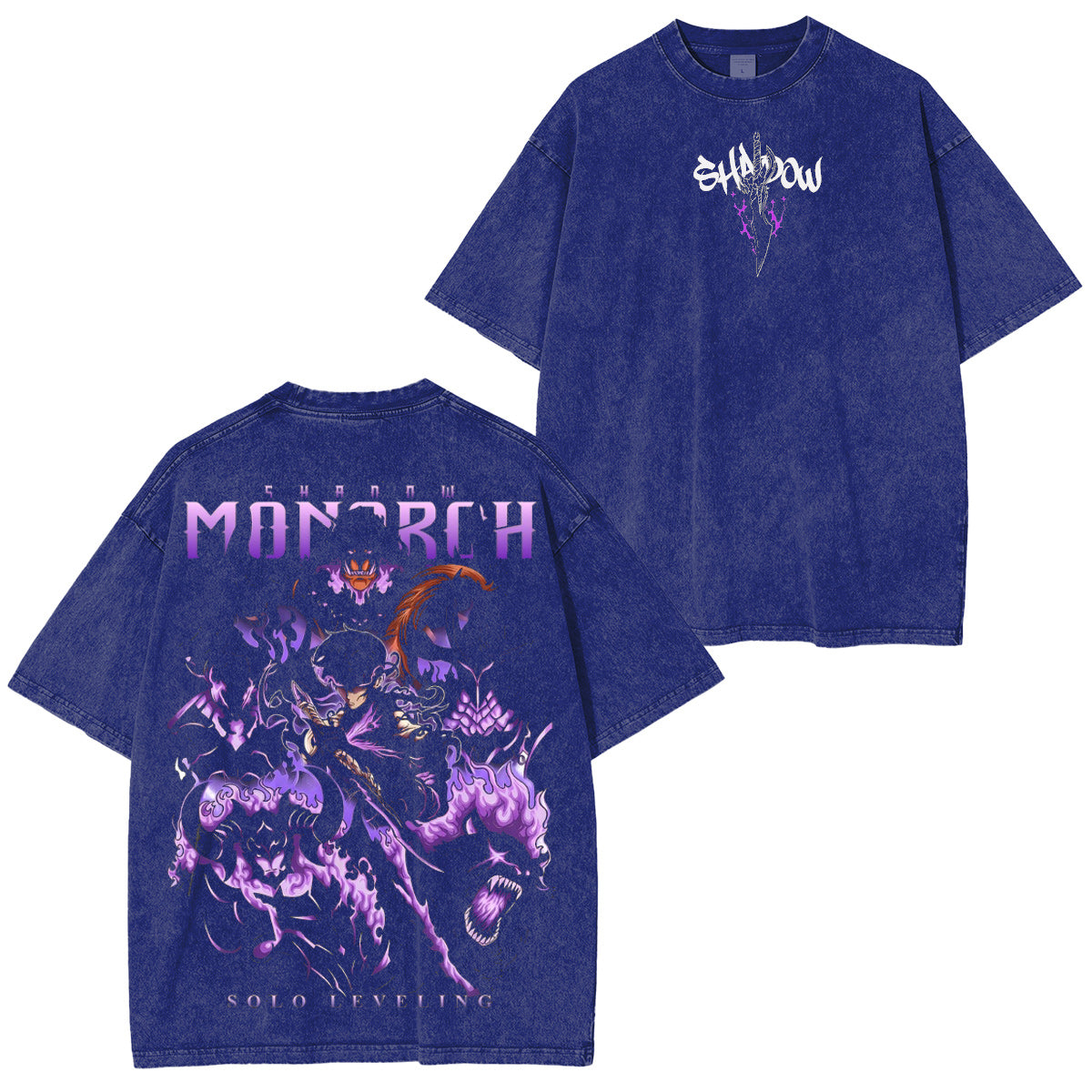Solo Leveling Vintage Washed T-shirt/Crewneck/Hoodie