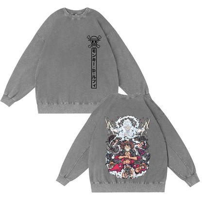 One Piece Luffy All Transformations Anime T-Shirt
