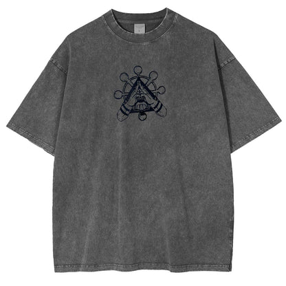 Sukuna & Mahoraga Vintage Washed Unisex T-Shirt