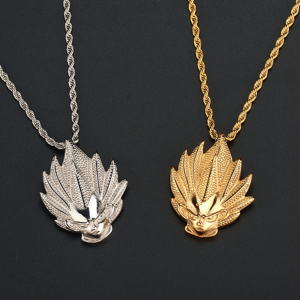 Unisex Anime Character Titanium Necklace