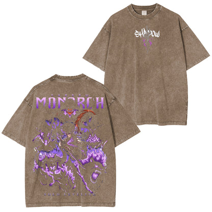 Solo Leveling Vintage Washed T-shirt/Crewneck/Hoodie