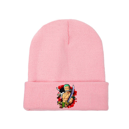 Unisex Pirate One Piece Anime Warm Knitted Hat