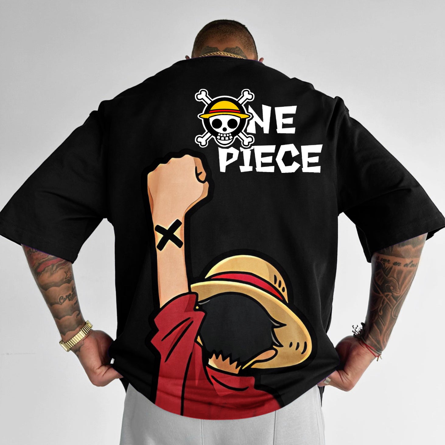 Men's Oversized Anime Tee