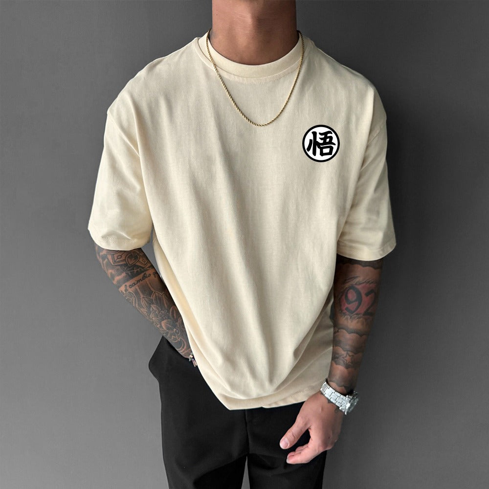 Oversized T-Shirt Oversized Streetwear Gohan DBZ Premium White