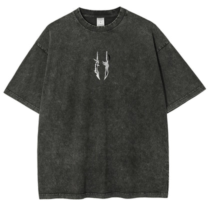 Solo Leveling God Statue Printed Unisex Washed T-Shirt