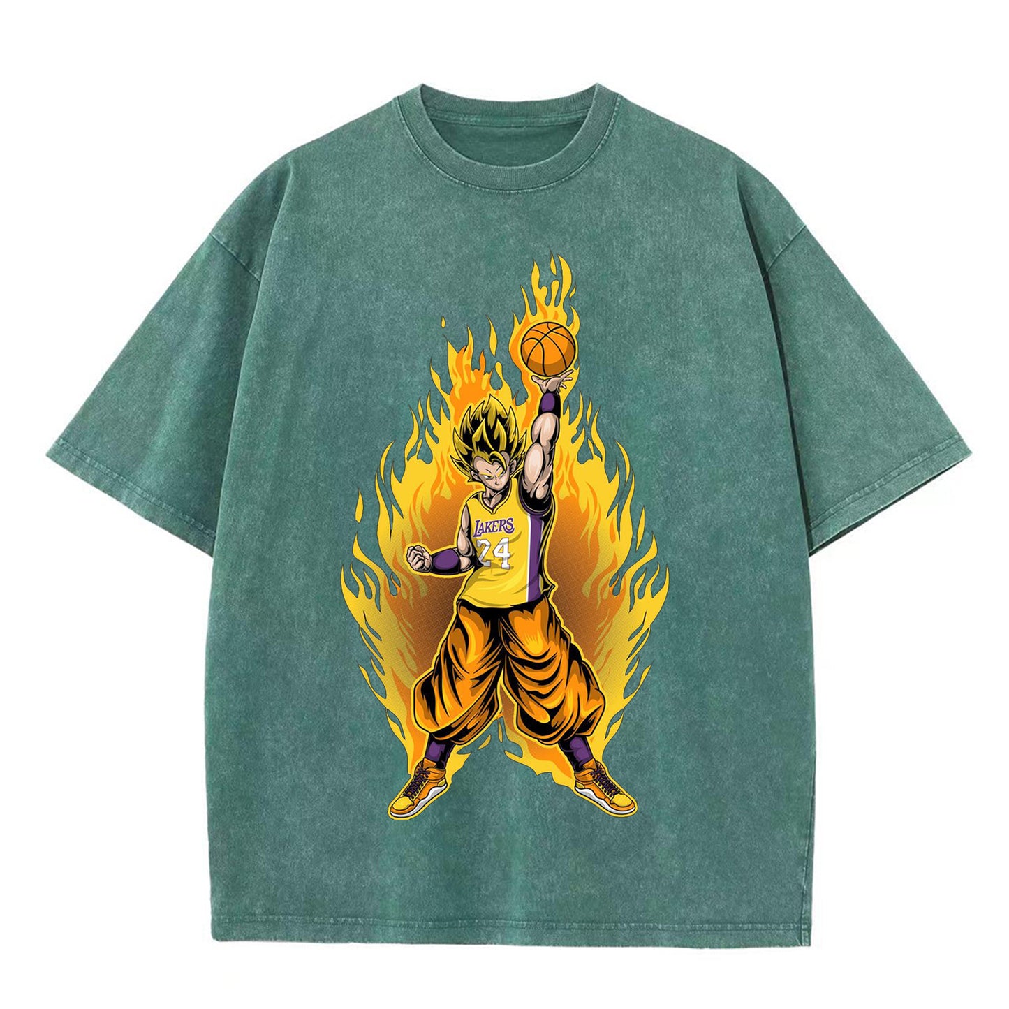 Anime Print Vintage T-Shirt