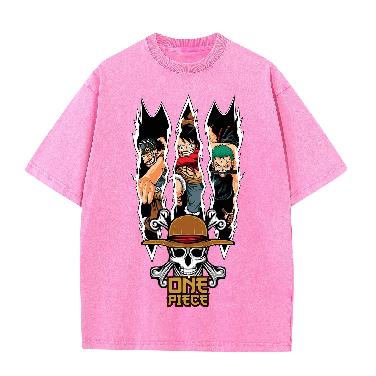 Anime Print Vintage T-Shirt