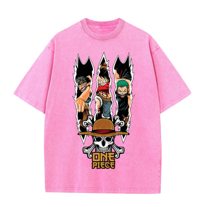 Anime Print Vintage T-Shirt