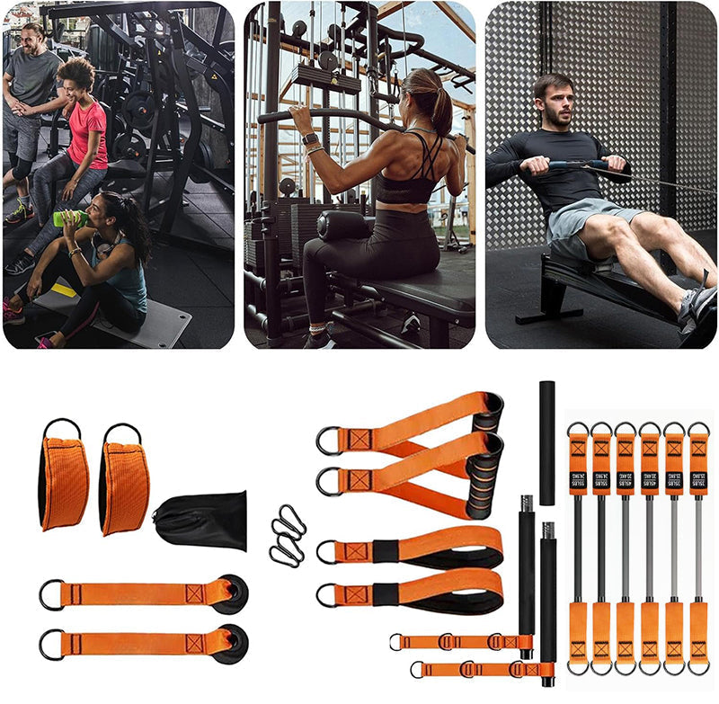 Lp Pilates Bar Kit With Resistance Bands