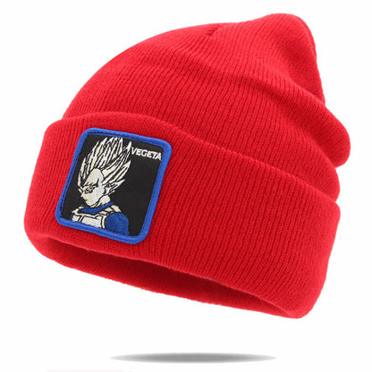 Unisex Cartoon Warm Label Wool Hat