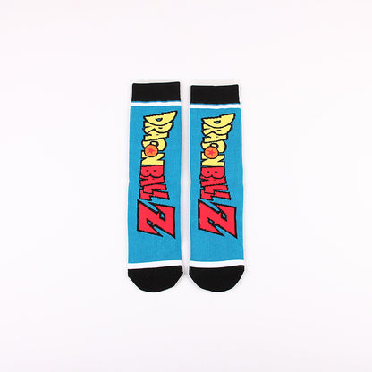 Unisex Anime Mid-tube Cotton Socks Cartoon Trendy Personality Cotton Socks