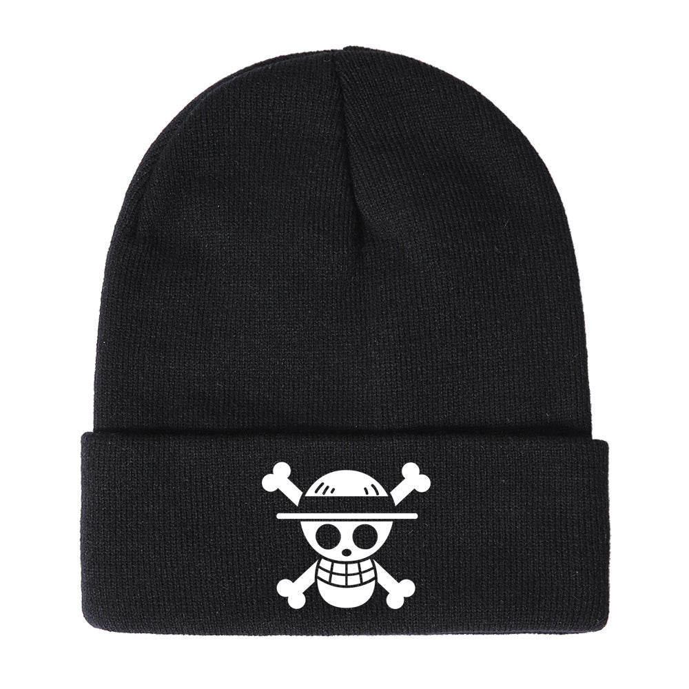 Unisex Straw Hat Anime Casual Warm Beanie
