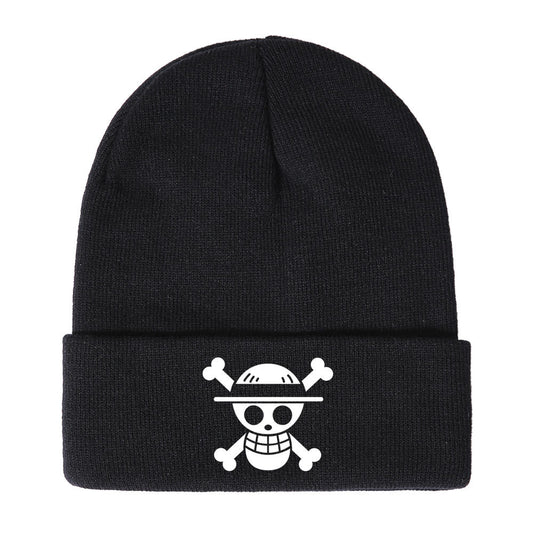 Unisex Straw Hat Anime Casual Warm Beanie