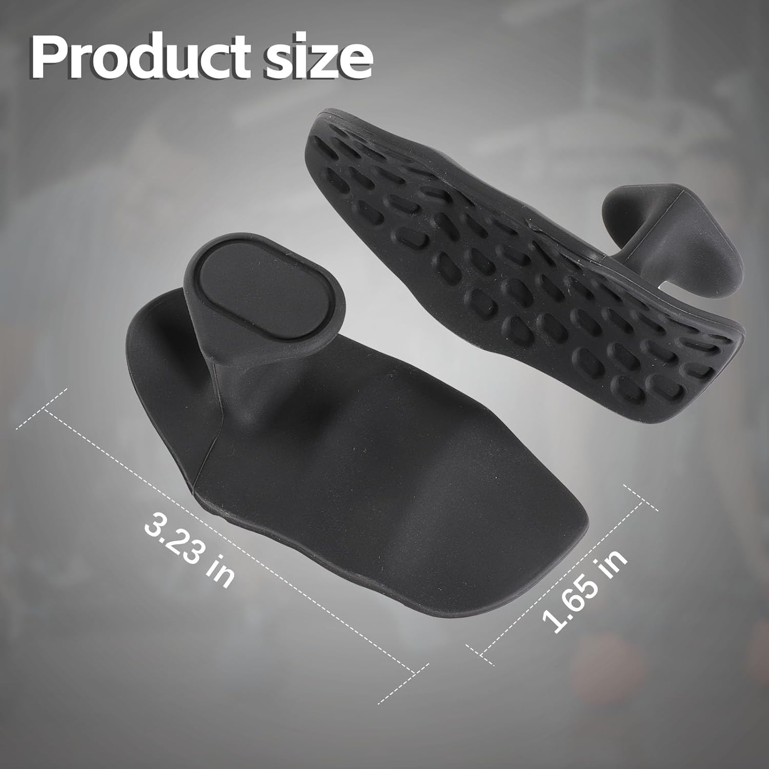 3 Pairs Anti-Slip Workout Grips – Ergonomic Rubber Hand Protectors