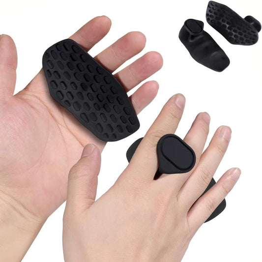 3 Pairs Anti-Slip Workout Grips – Ergonomic Rubber Hand Protectors