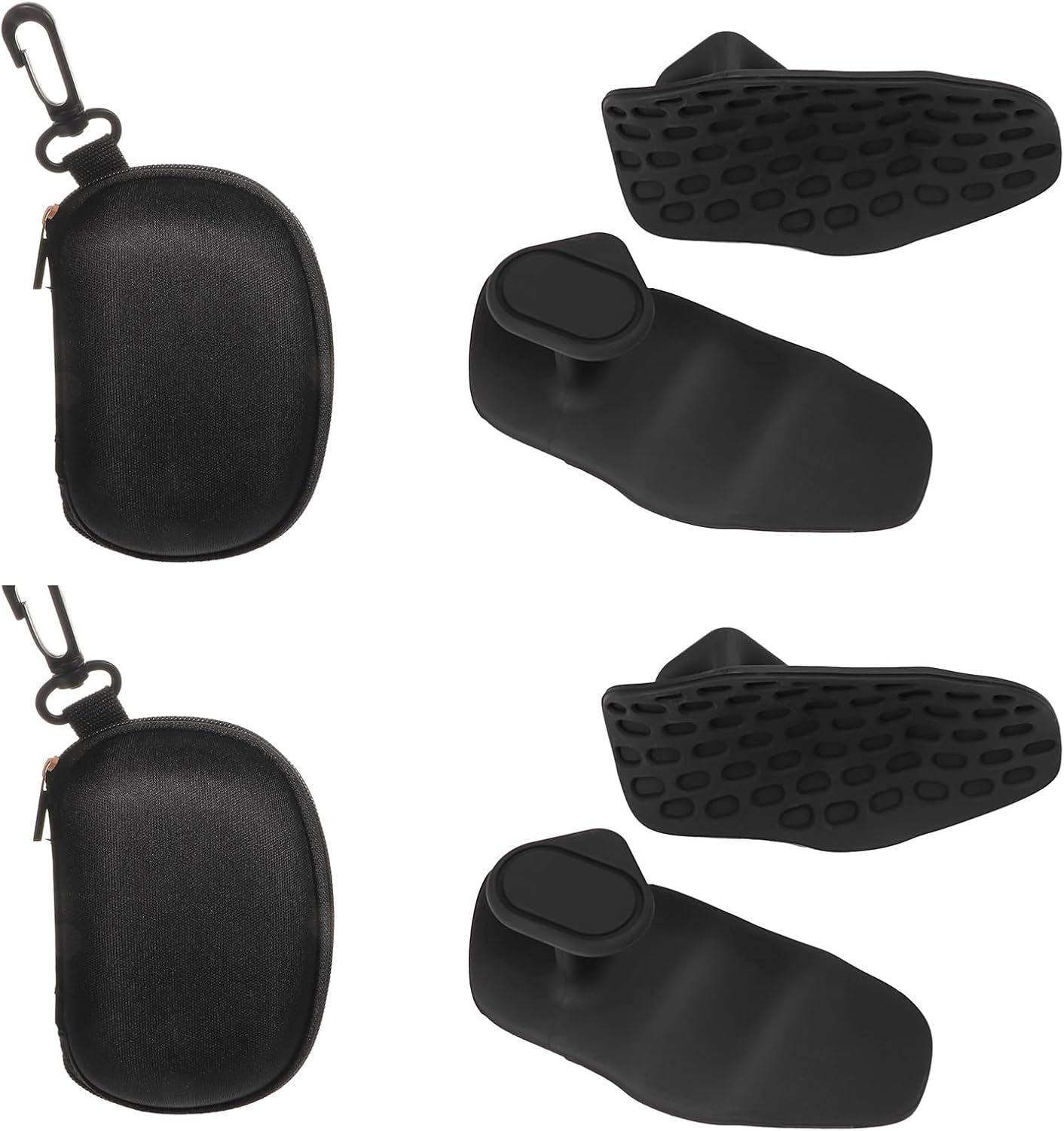 3 Pairs Anti-Slip Workout Grips – Ergonomic Rubber Hand Protectors