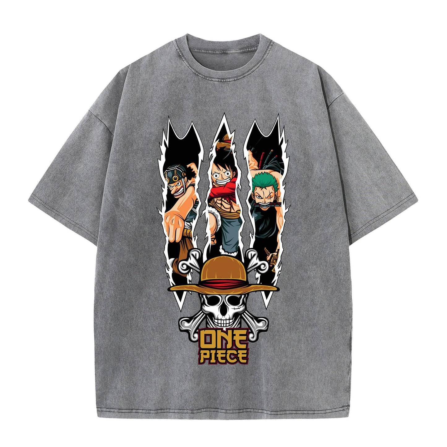 Anime Print Vintage T-Shirt