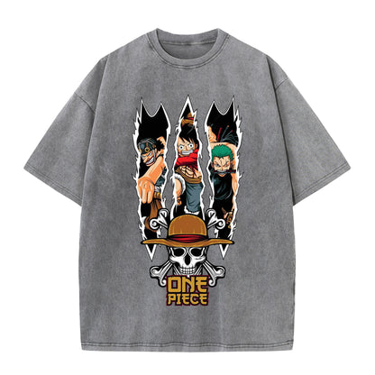 Anime Print Vintage T-Shirt