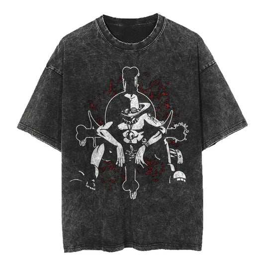 Anime Print ACE VINTAGE OVERSIZE TEE