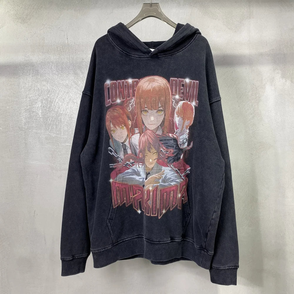 Makima Vintage Hoodie V2
