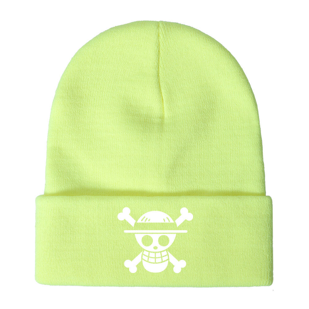 Unisex Straw Hat Anime Casual Warm Beanie