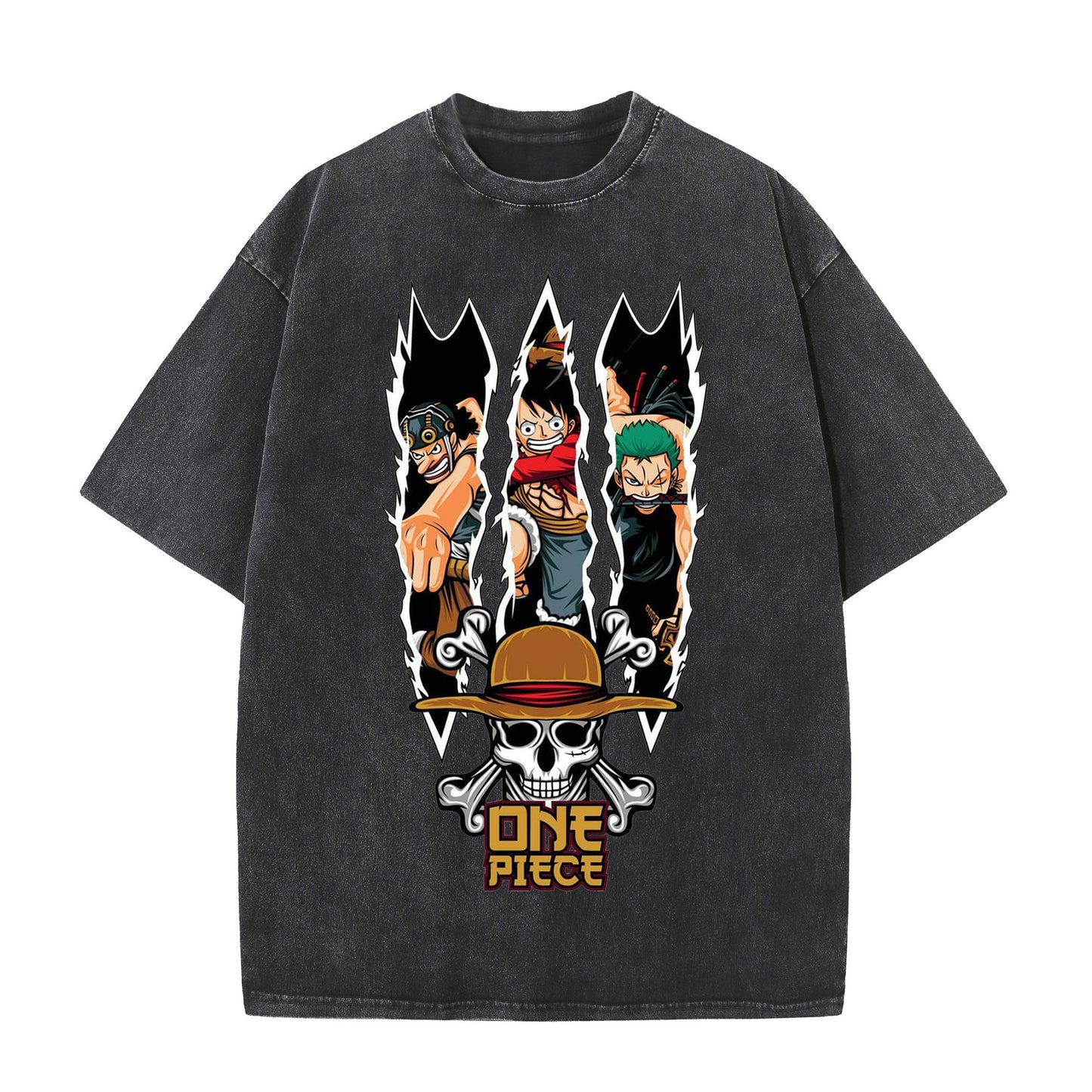 Anime Print Vintage T-Shirt
