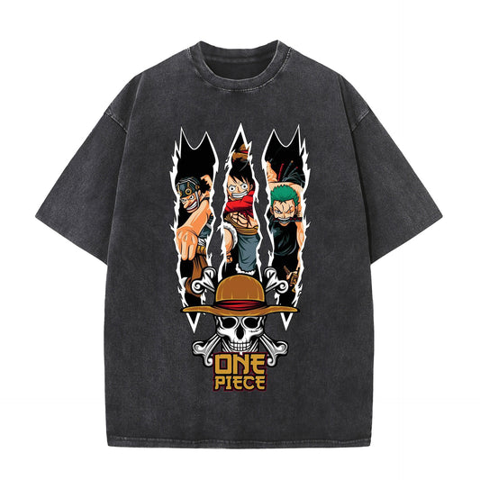 Anime Print Vintage T-Shirt