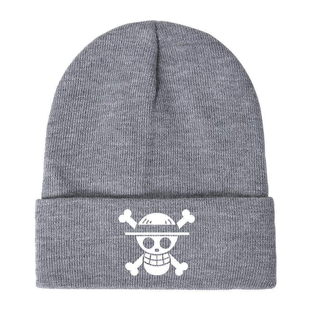 Unisex Straw Hat Anime Casual Warm Beanie