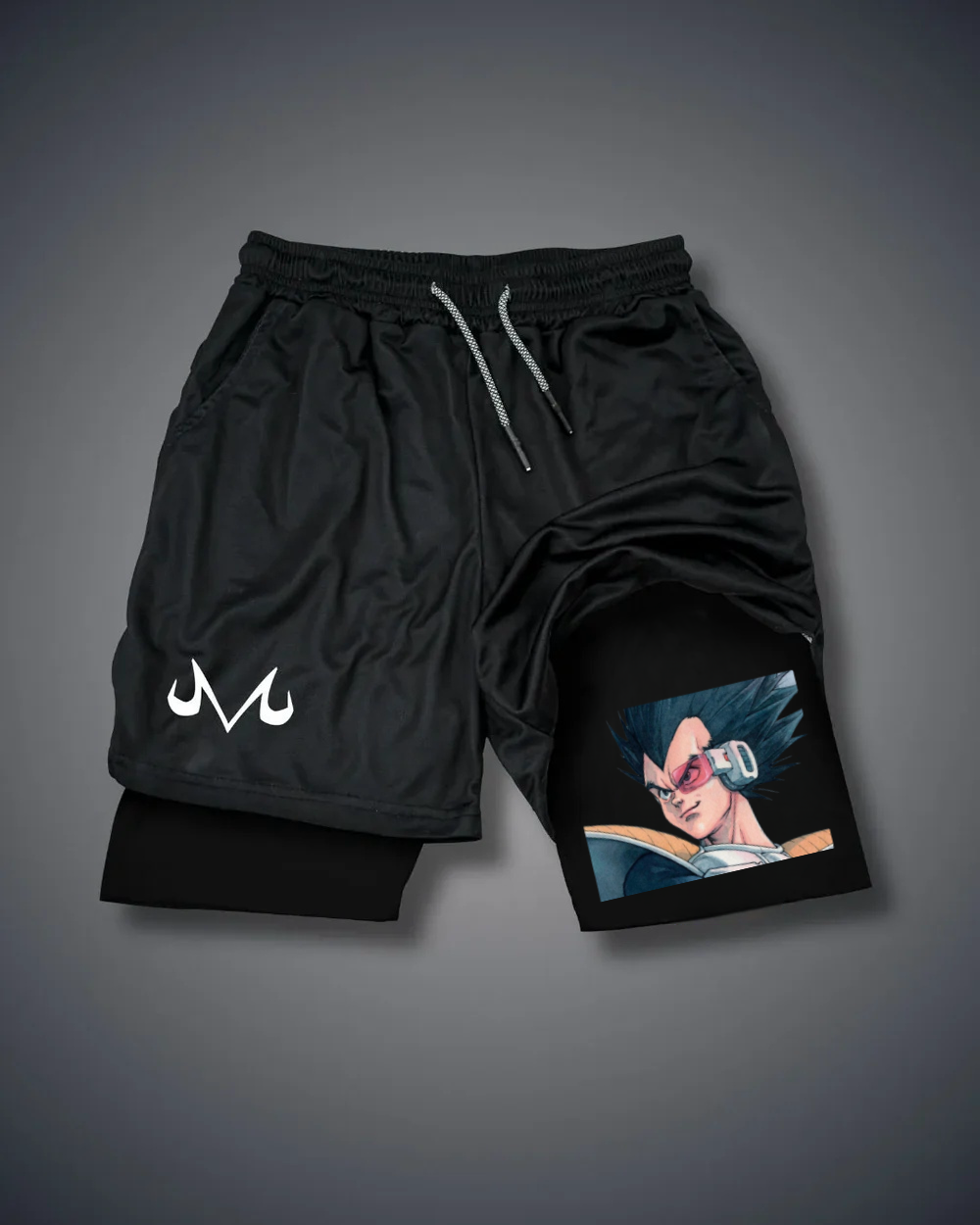 Dragon Ball Z Vegeta  With Battle force detector Force Shorts