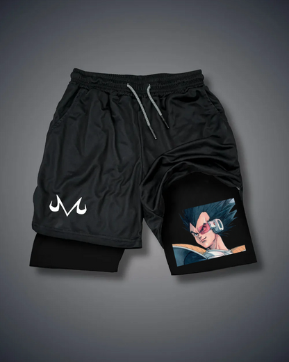 Dragon Ball Z Vegeta  With Battle force detector Force Shorts