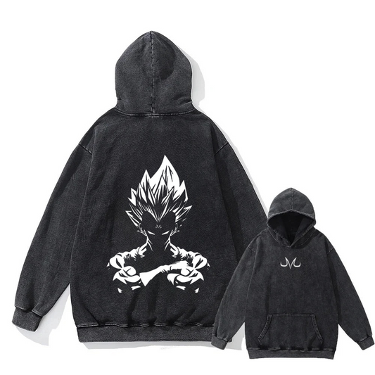 Dragon Ball Z Vegeta Vintage Hoodie V1
