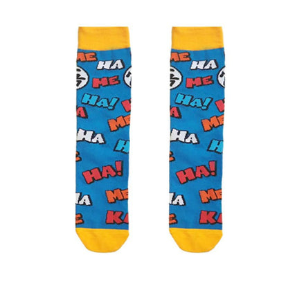 Unisex Anime Middle Tube Cotton Socks Cartoon Long Tube Trendy Personality Cotton Socks