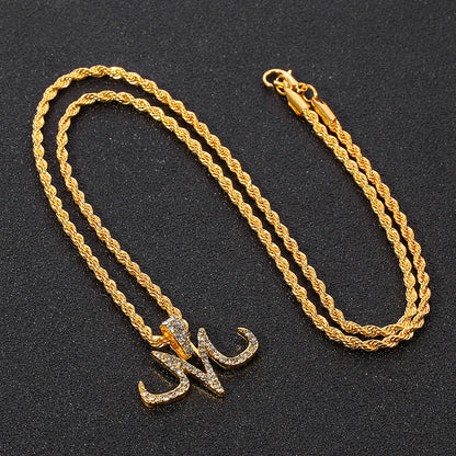 Unisex Anime-related Letter M Necklace