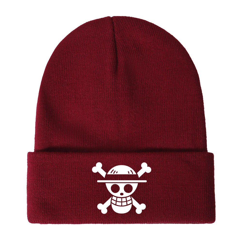 Unisex Straw Hat Anime Casual Warm Beanie