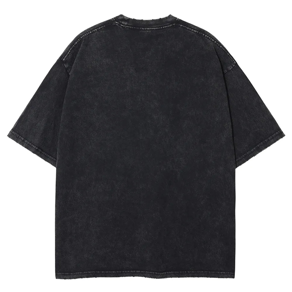 Anime Print Vintage T-Shirt
