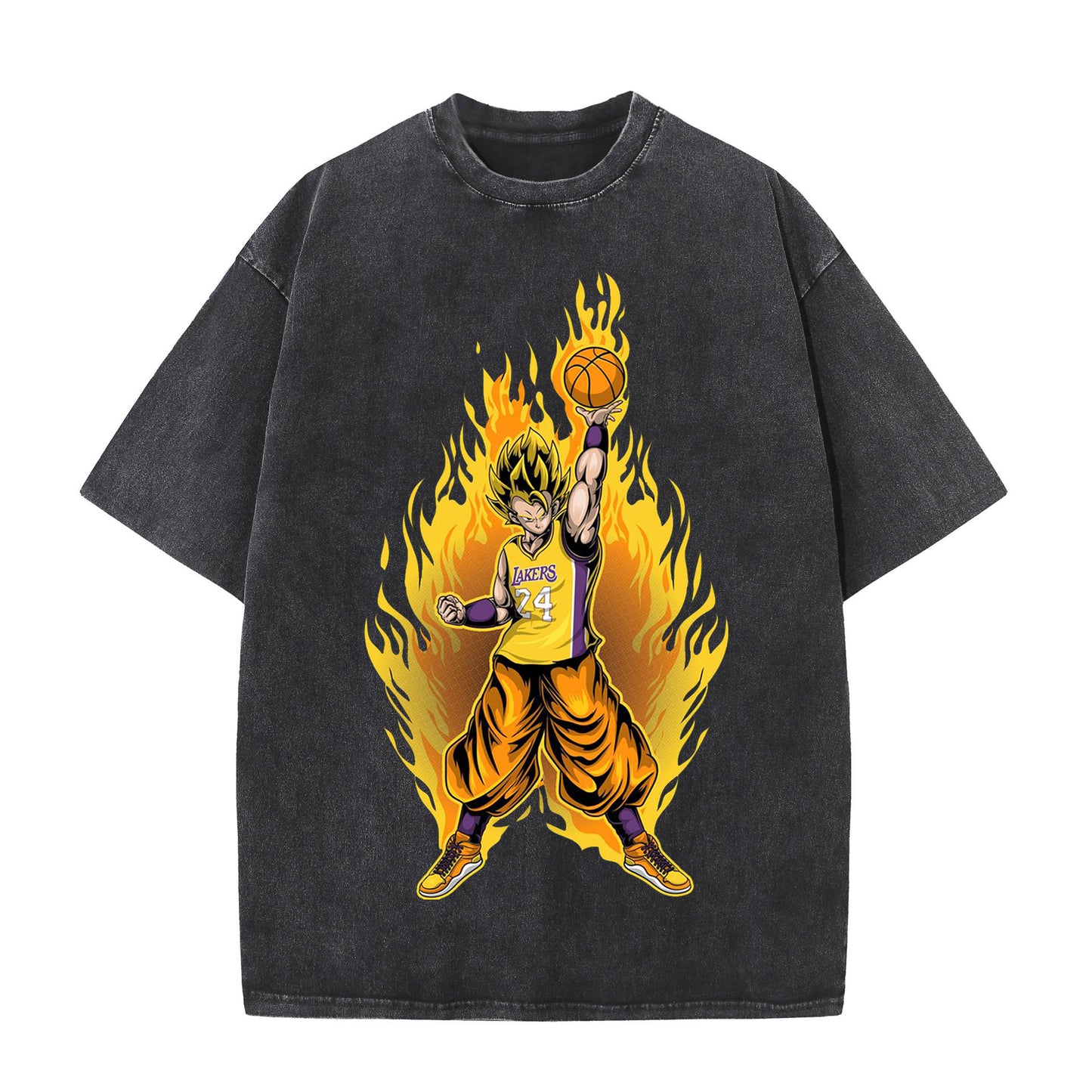 Anime Print Vintage T-Shirt