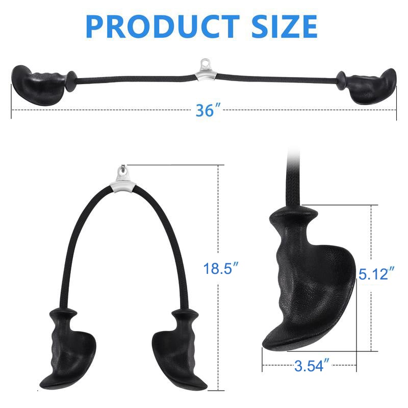 LP™ Ergonomic Handle Triceps Training Cord