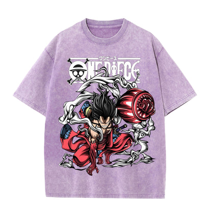 Anime Print Vintage T-Shirt