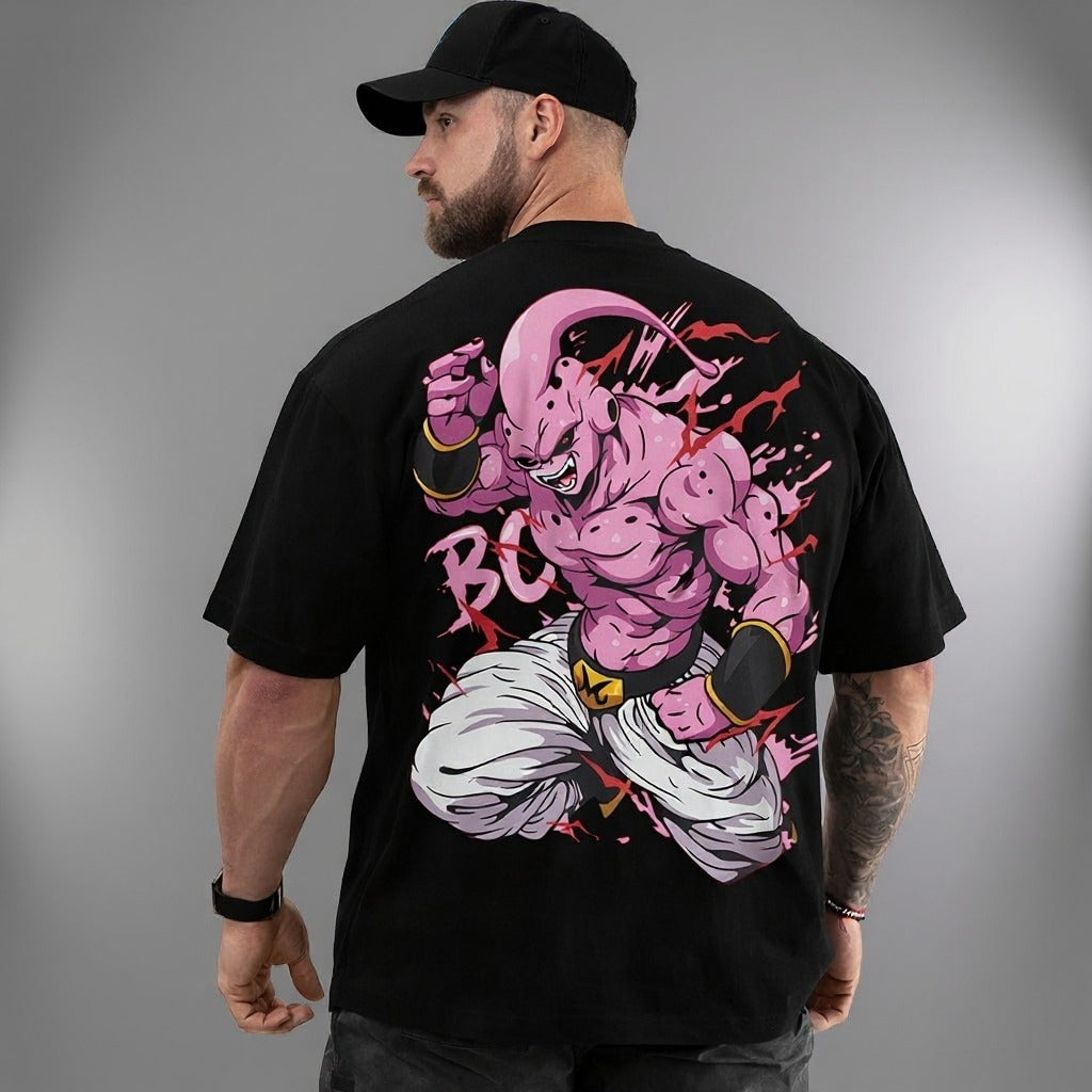 Oversized T-Shirt Oversized Streetwear Majin Boo Black