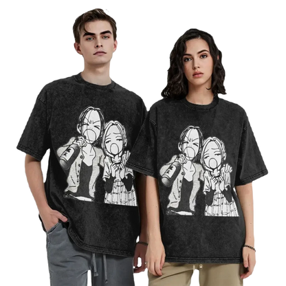 Anime Washed Vintage Tee - Nana Kawaii