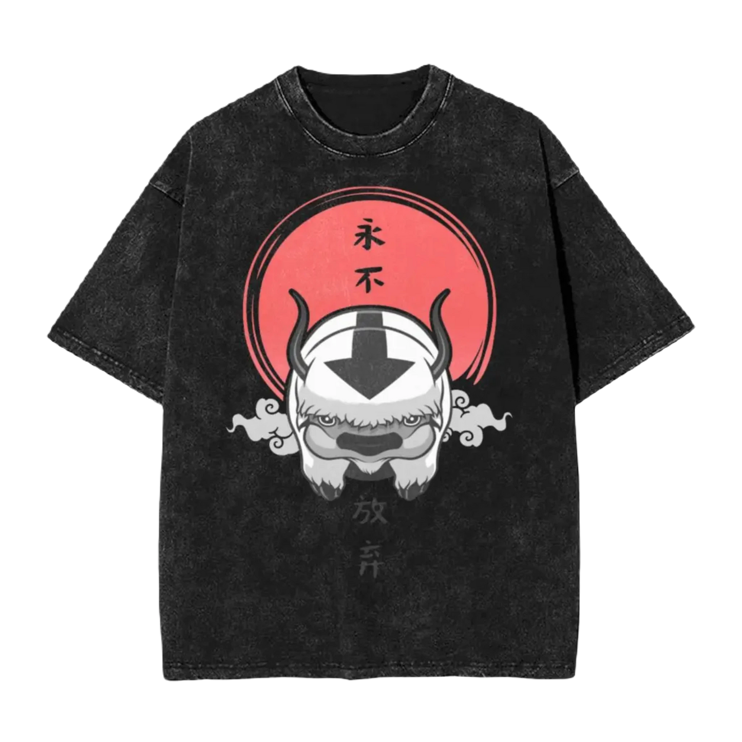 Anime Washed Vintage Tee "Avatar The Last Airbender Appa"