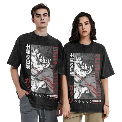 Berserk Guts Washed Vintage T-Shirt - Berserker