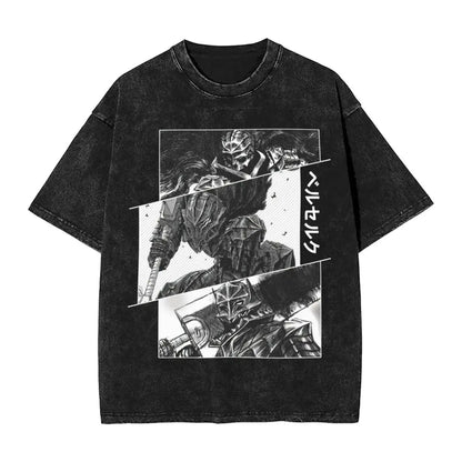 Berserk Guts Washed Vintage T-Shirt - Berserker