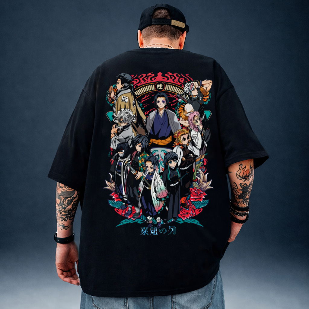 Oversized T-Shirt Oversized hashiras Demon Slayer