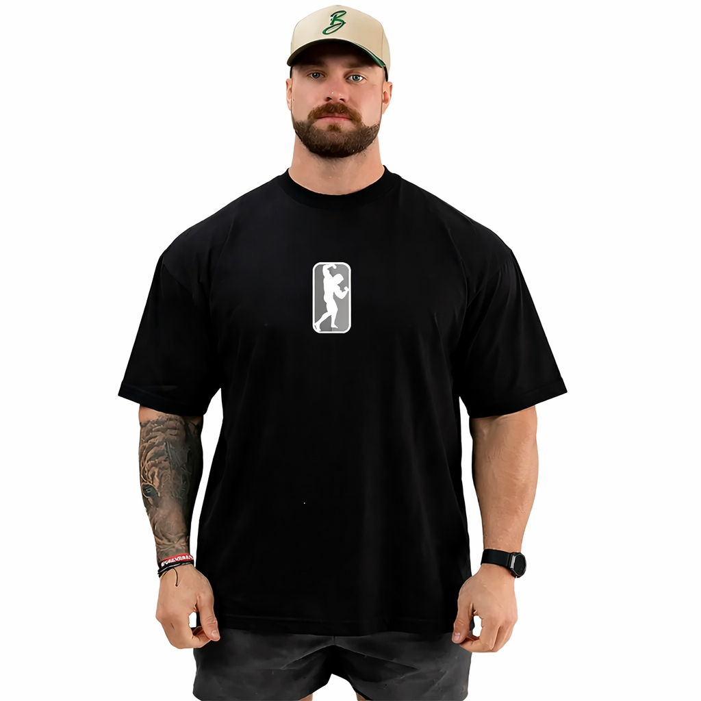 Oversized T-Shirt Oversized Streetwear Odin Pai de Todos Black