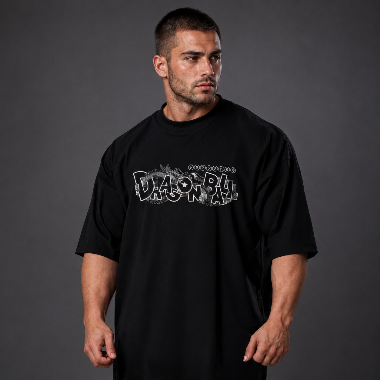 Oversized T-Shirt Oversized Streetwear Goku Super Saiyajin 4 Black